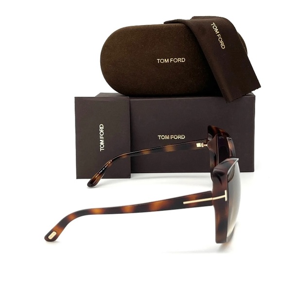 Tom Ford JASMIN FT0943 53F Blonde Havana / Brown Gradient 63mm Sunglasses TF0943 - Picture 7 of 7